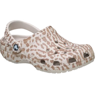 Crocs Womens Classic Pop Animal Clog Cocoa Creme