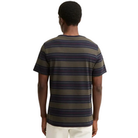 Barbour Tartham men's dark navy striped t-shirt