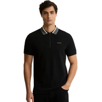 Barbour International Newport men's black polo shirt