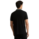 Barbour International Newport men's black polo shirt