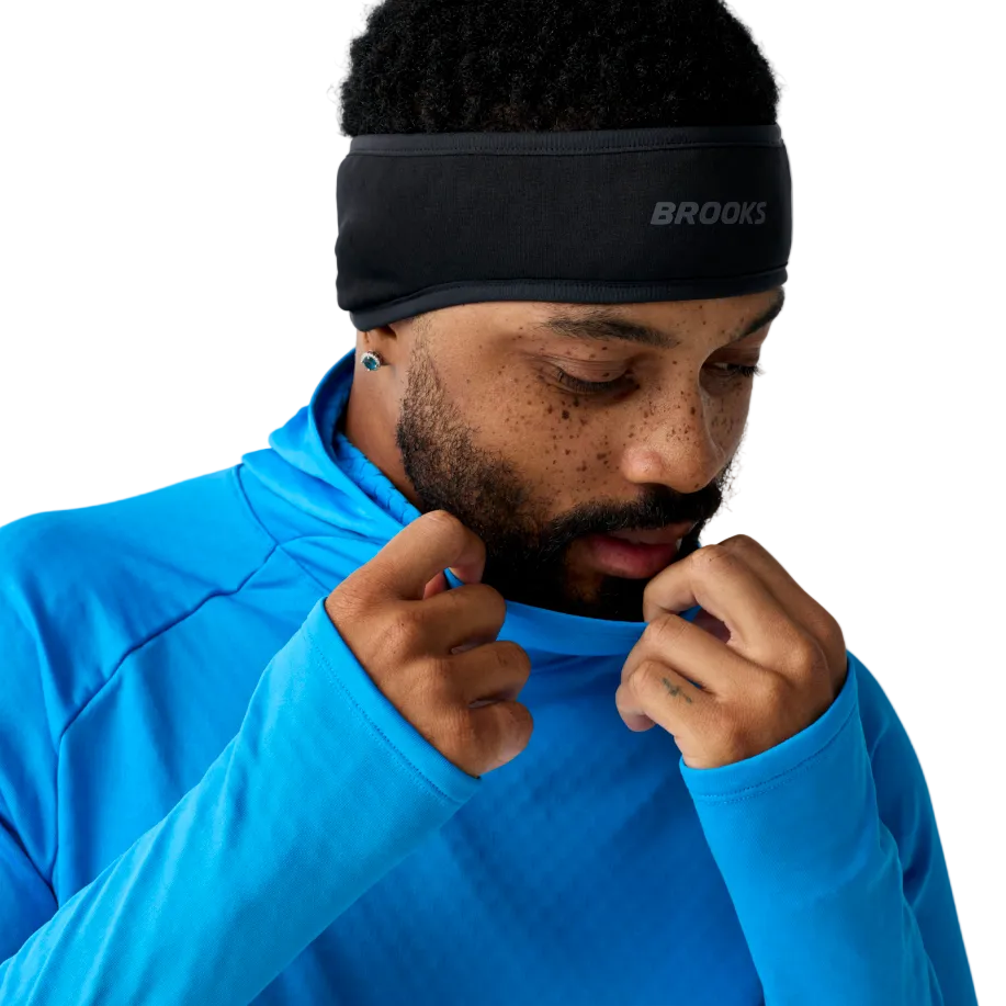 Brooks Momentum black thermal running headband