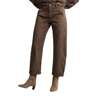 Red Button Womens Barrel Jeans Margot Fine Twill Mud