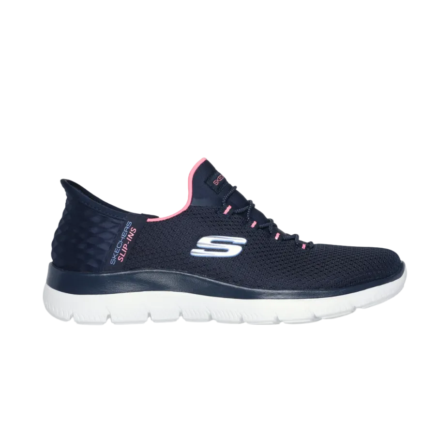 Skechers Womens Trainer Summits Diamond Dream Navy/Pink