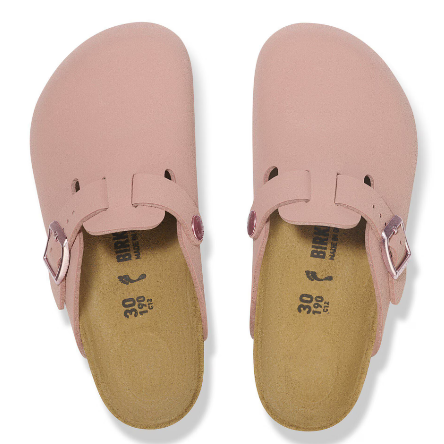 Birkenstock boston kids clog pink clay