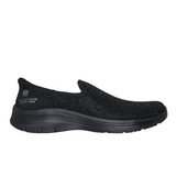Skechers Womens Trainer Bedford Genuine Gem Black