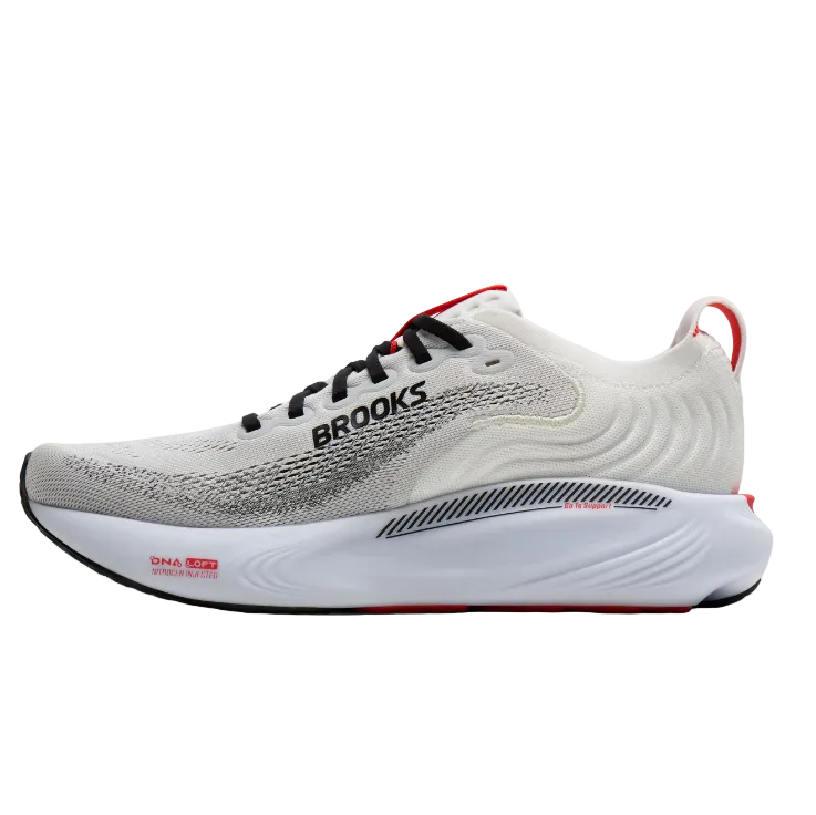 Brooks Mens Trainer Adrenaline GTS 25 White/Black/Red