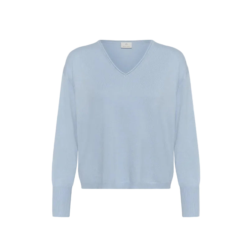 Kaffe Womens KAlizza Mai Pullover Blue Fog