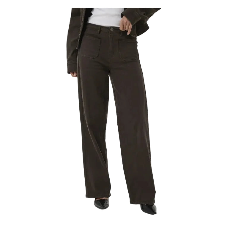 Kaffe Womens KAbrook Jeans Coffee Bean