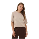 Kaffe Womens KAharmony T-Shirt Feather Grey