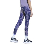 Adidas Girls Leggings Sport Icons Allover Printed 7/8 Purpur/Maglil/Fropur