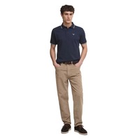 Barbour Mens Fielding Tailored Polo Shirt Navy
