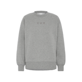 ICHI Womens IHOlinne Sweatshirt Grey Melange