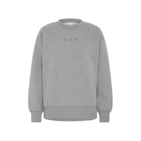 ICHI Womens IHOlinne Sweatshirt Grey Melange