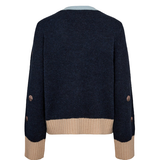 Numph Womens Nuatmy Cardigan Dark Sapphire