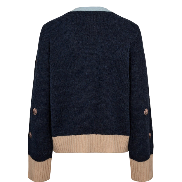 Numph Womens Nuatmy Cardigan Dark Sapphire