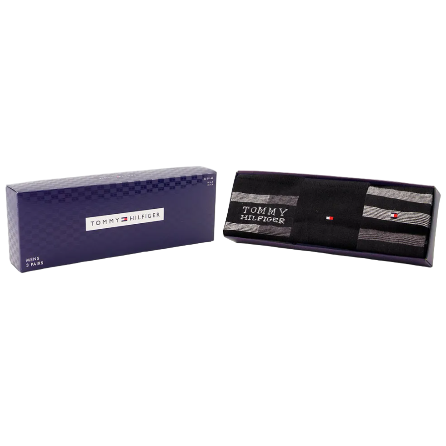 Tommy Hilfiger Mens 3 Pack Giftbox Black