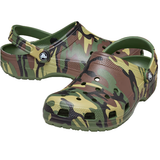 Classic Camouflage Mens Croc Army Green/ Multi