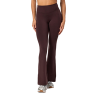 Gym+Coffee Womens Flares Soft Motion Mocha Bean