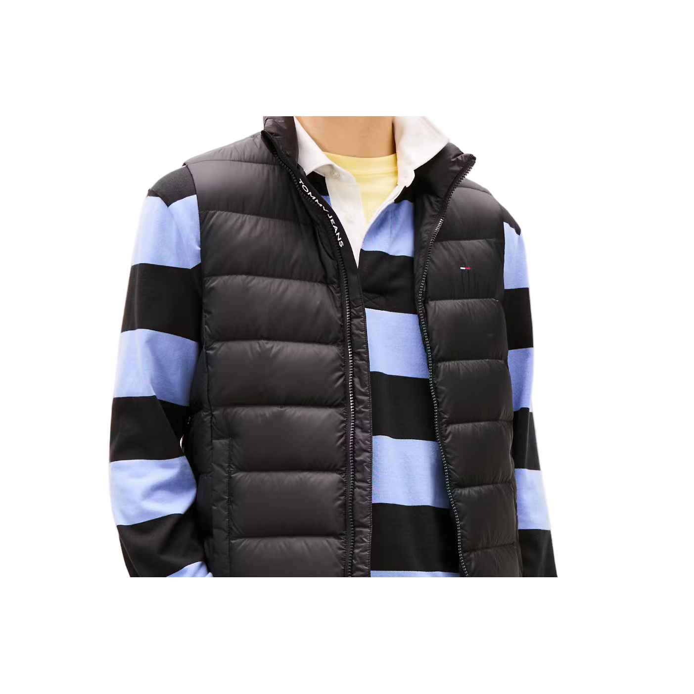 Tommy Jeans Mens LT Down Vest Black
