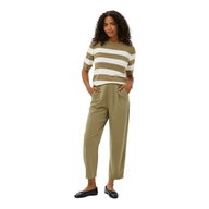 Kaffe women's green trousers with elasticated