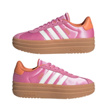 Adidas Junior Girls Trainers VL Court Bold White/Pink/Orange