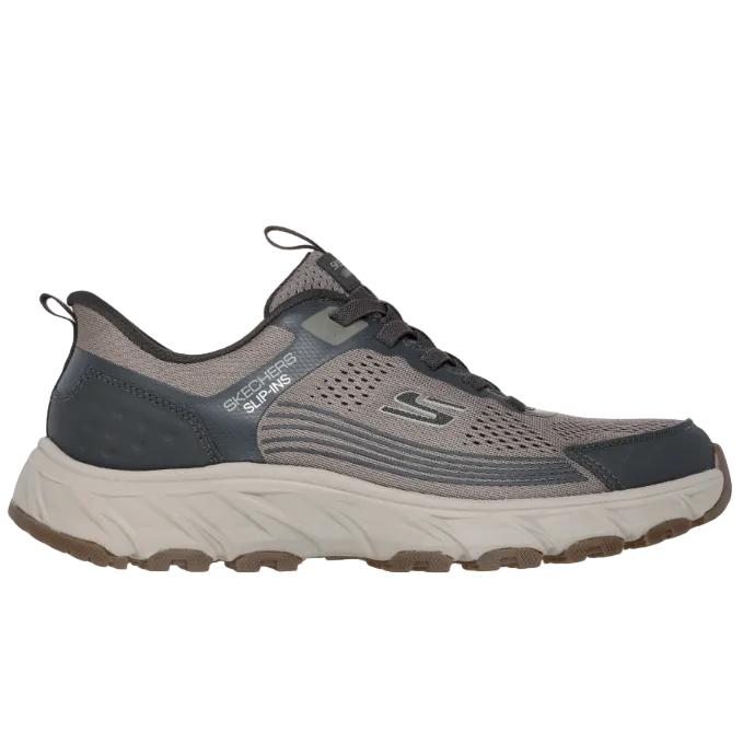 Skechers Mens Slip-In Trainer 2.0 Dark Taupe