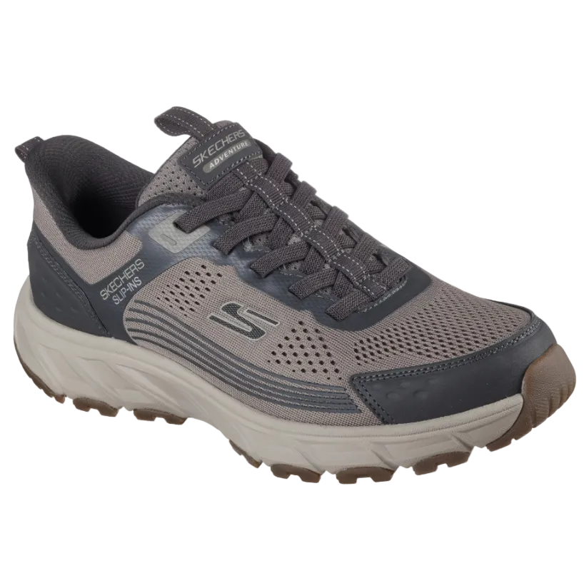 Skechers Mens Slip-In Trainer 2.0 Dark Taupe