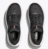Hoka women's black and gold trainer