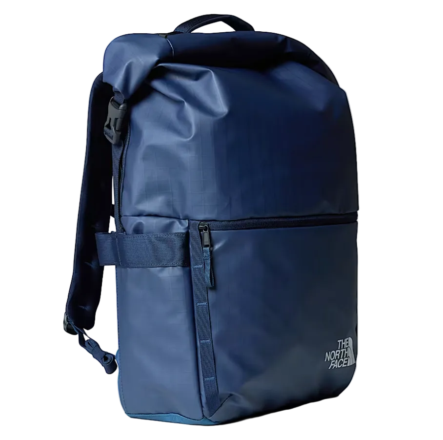 The North Face women's navy and blue bag with zip