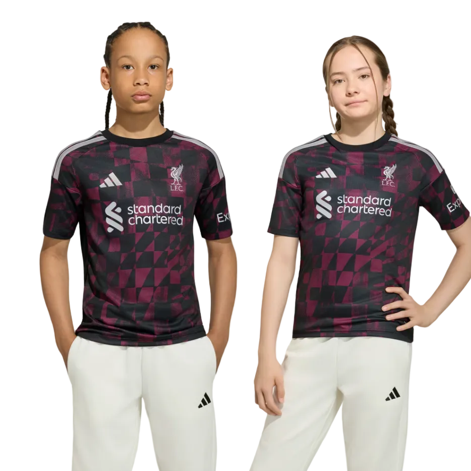 Adidas Liverpool FC 26/27 kids' black third shirt