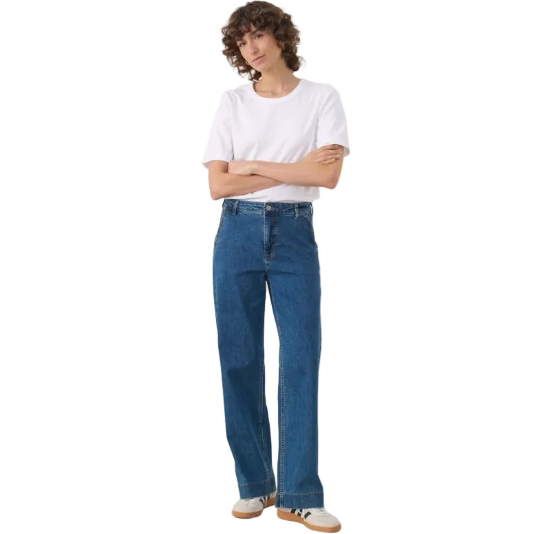 Part Two Womens Jean Barba Medium Dark Blue Denim