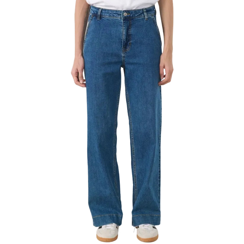 Part Two Womens Jean Barba Medium Dark Blue Denim