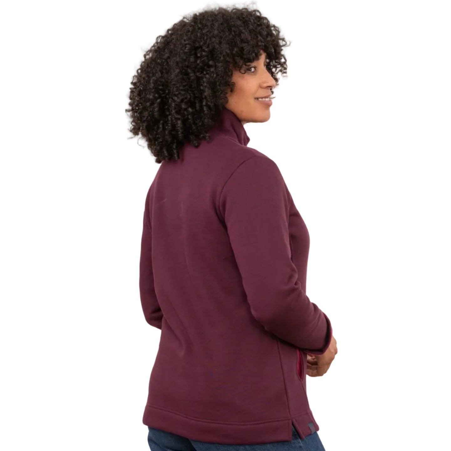 Lighthouse Womens 1/4 Zip Shore II Damson