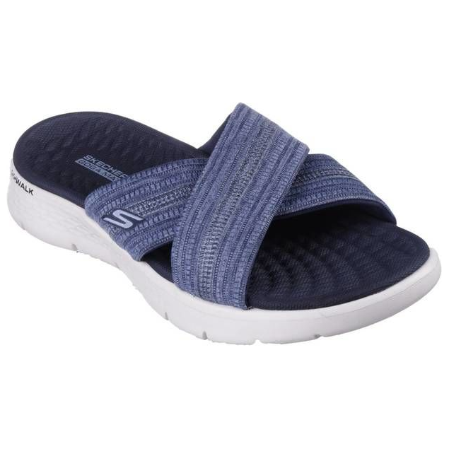 Skechers Womens Go Walk Flex Sandal Impressed Navy
