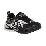 Skechers Boys Trainer S-Lights: Flex-Glow Ultra - Prism-Pacer Black/Silver