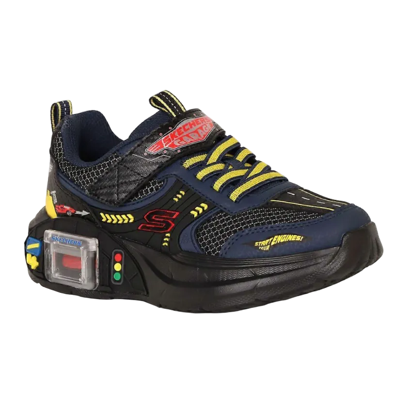 Skechers Boys Trainer Garage Black/Navy