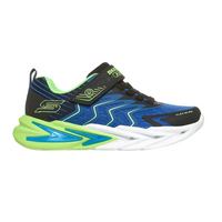 Skechers Boys Trainer S-Lights: Flex-Glow Ultra - Prism-Pacer Black/Blue/Lime