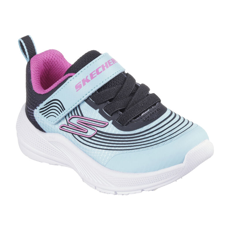 Skechers Girls Trainer Microspec Advance Aqua/Purple