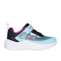 Skechers Girls Trainer Microspec Advance Aqua/Purple