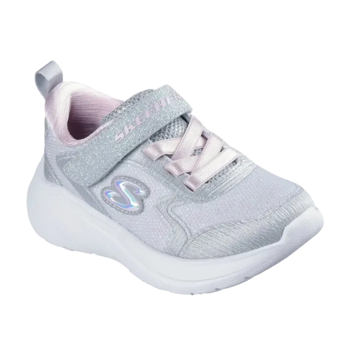 Skechers Girls Trainer Wave 92 Light Gray