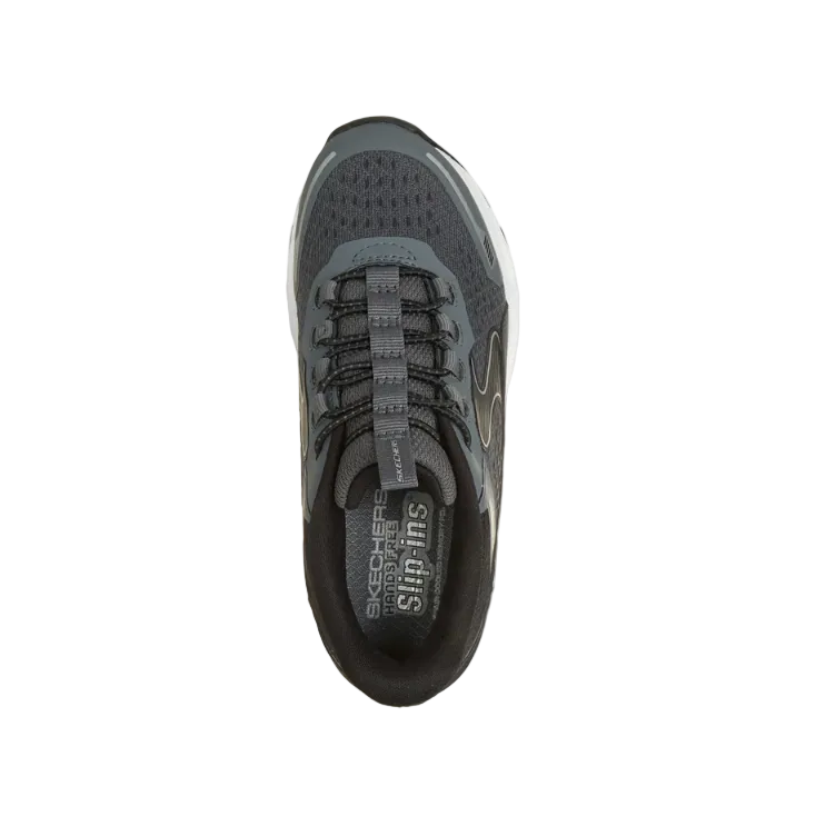 Skechers Boys Trainer Slip ins Glide-Step Plus Vista-Lane Charcoal/Black