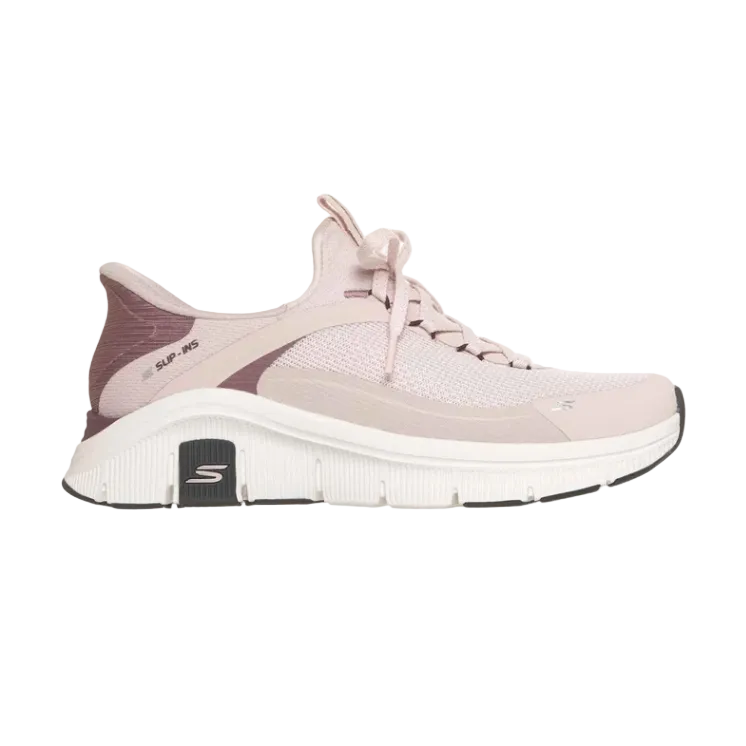 Skechers Womens Trainer Slip-ins Relaxed Fit Flex Mauve
