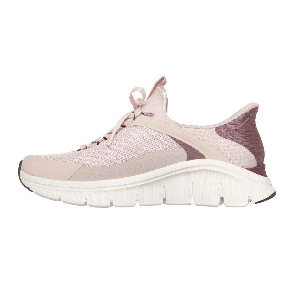 Skechers Womens Trainer Slip-ins Relaxed Fit Flex Mauve