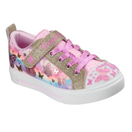 Skechers Girls Trainer S Lights Twinkle Sparks-Butterfly Sky Pink/Multi