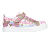 Skechers Girls Trainer S Lights Twinkle Sparks-Butterfly Sky Pink/Multi