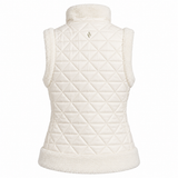 Skechers Womens Gilet Cozy Fit Dimaond Off White