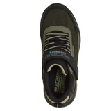Sketchers Boys Trainers Aqua Pace Black/Olive