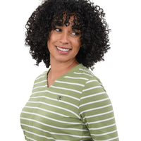 Lighthouse Womens Top Sorcha Moss Stripe