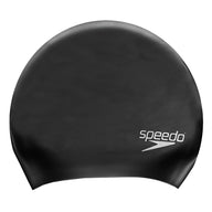 Speedo adults' black long-hair swim cap