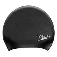 Speedo adults' black long-hair swim cap